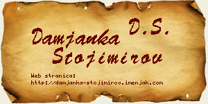 Damjanka Stojimirov vizit kartica